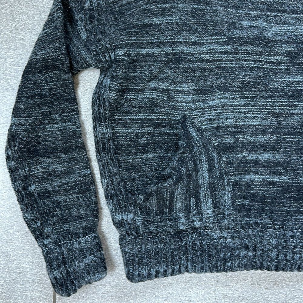 Free People In My Pocket Cropped Boxy Sweater w/ Pockets in Charcoal Grey XS - Picture 6 of 15
